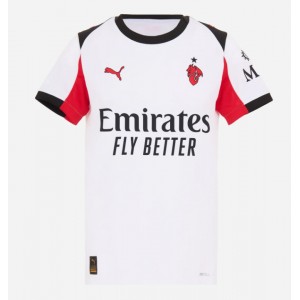 Fotbalové Dres AC Milan Dámské Venkovní Oblečení 2025-26 Krátký Rukáv